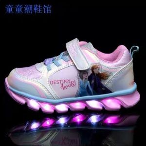 Toddler girl frozen/Elsa sneakers size 10 NWT